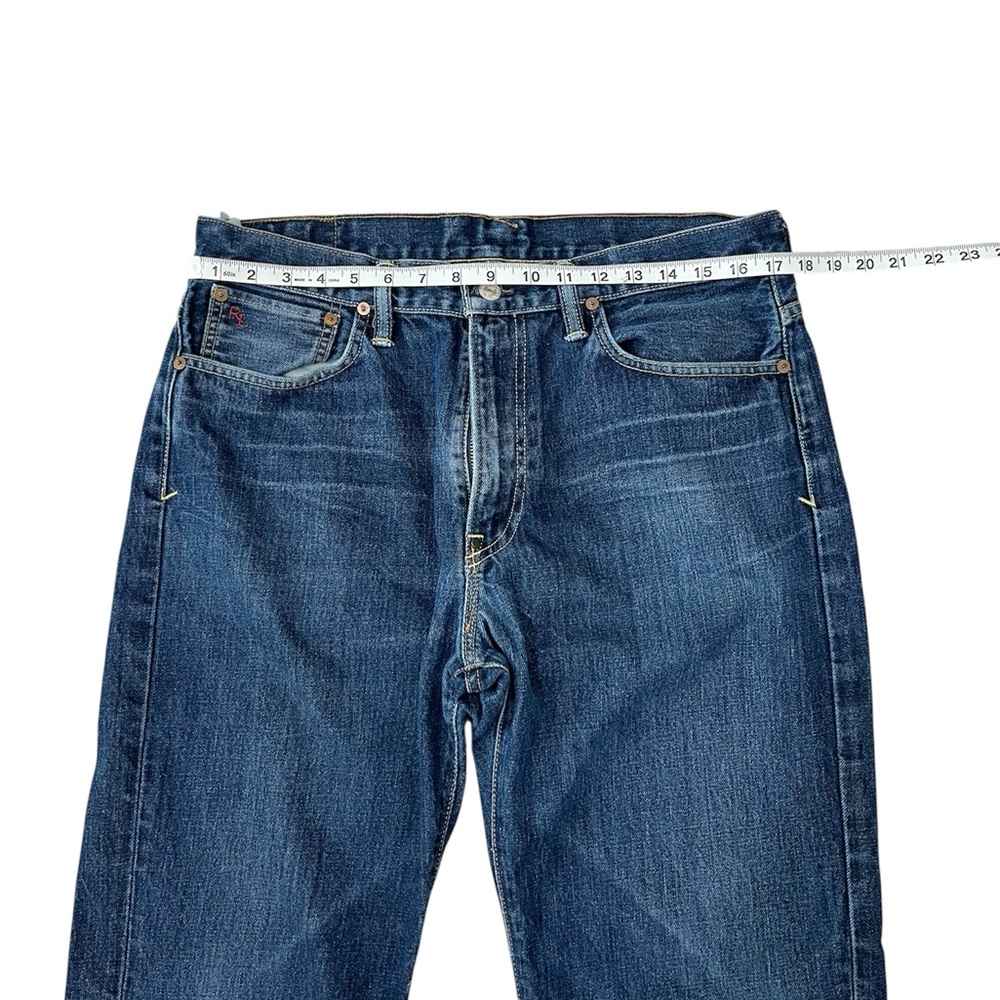 Polo Ralph Lauren Men's Dark Blue Denim Jeans Classic Slim Straight Fit 34 x 34 - Picture 5 of 6